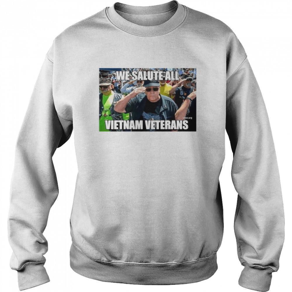 We Salute All Vietnam Veterans Sweatshirt